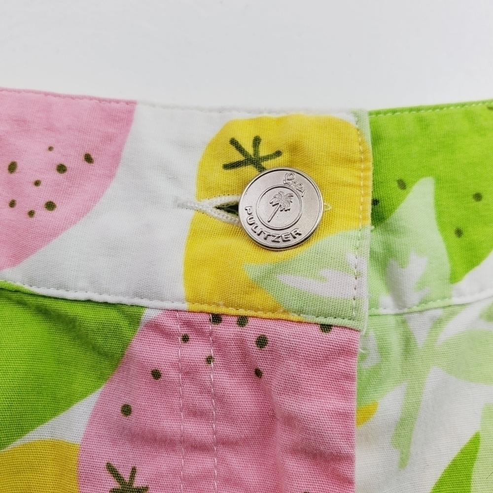 Lilly Pulitzer Pink and Green Patterned Shorts - Picture 10 of 12